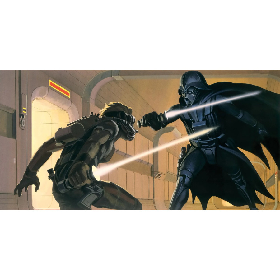 Komar Fototapete Vlies Star Wars Classic Vader vs Luke, Multicolor, B: 500 cm, H: 250 cm - Bild 2