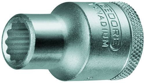 Gedore Steckschlüsseleinsatz 1/2 Zoll 22 mm Weite, 6-kant, silber - Bild 1