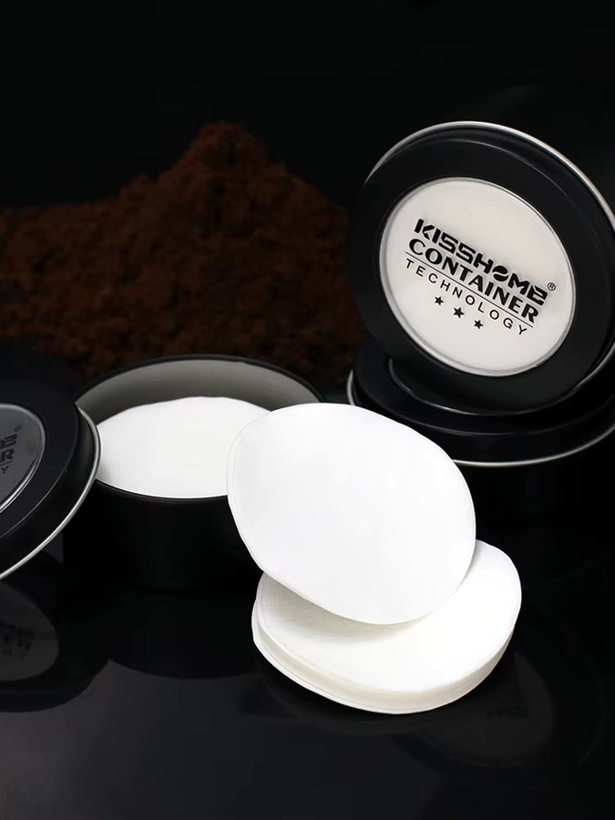 Kisshome Einweg Kaffeefilter-Papier Barista-Zubehör in Weiß für Espresso 51mm 53mm 58mm - Bild 5