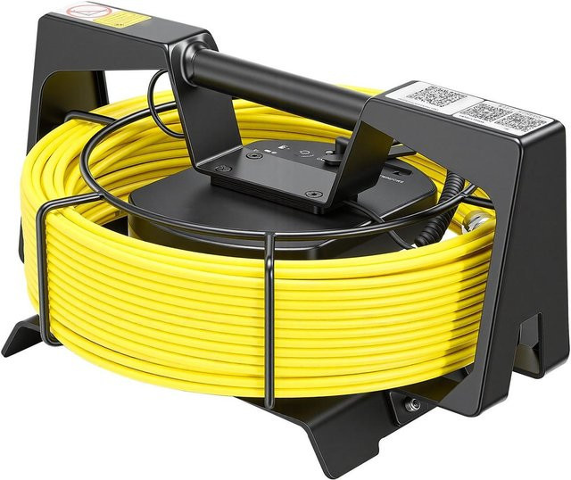 Buying Solutions MB Kanalisationskamera mit WiFi und 30m Abflussrohrkamera, IP68 wasserdichte Rohrleitungskamera mit 12 LEDs in Gelb - Bild 1