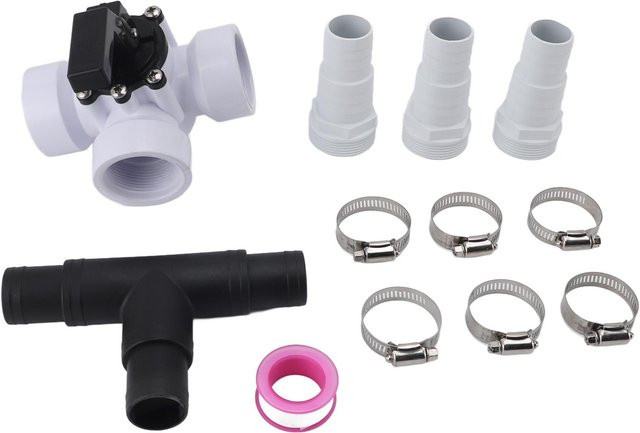 3-Wege-Umleitungs-Wasserhahn für Zodiac Jandy G1 mit 1/2 Zoll Außengewinde und Durchflussregulierung aus PVC - Bild 1