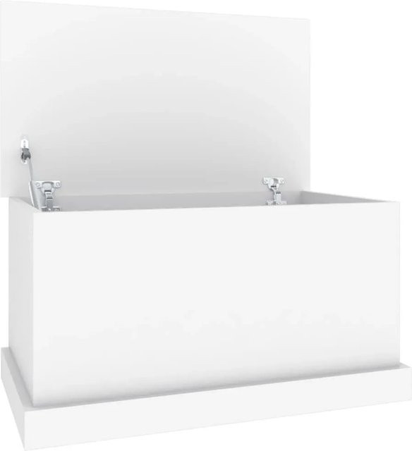 vidaXL Aufbewahrungsbox Weiß aus Holzwerkstoff B/T/H: 70 x 40 x 38 cm - Bild 1