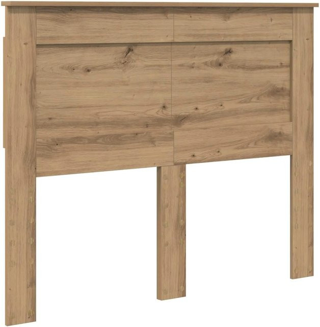 vidaXL Kopfteil Artisan-Eiche in Braun aus Holzwerkstoff, Breite: 120 cm - Bild 1