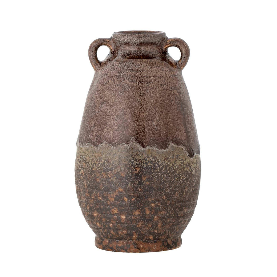 Bloomingville Vase Reina aus Keramik in Braun, Höhe: 16 cm - Bild 1