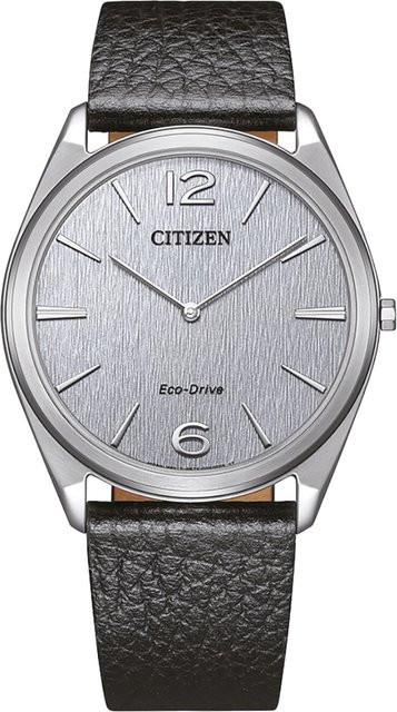 Citizen Armbanduhr Solar, Edelstahl, Leder, 38,4 mm, Unisex - Bild 1