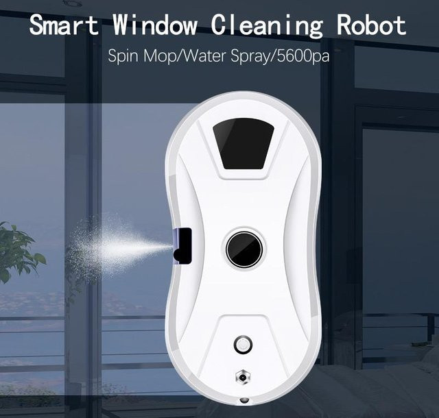 Xiaomi-1 Intelligenter Fensterputzroboter Elektrischer Glasreiniger mit Fernbedienung in Weiß - Bild 1