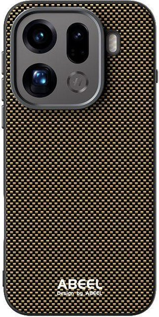 Stoßfeste Hülle mit kabellosem Ladecase und Relief-Textur für Oppo Find X9 Pro, X8/S Ultra und Reno 14Pro in Schwarz - Bild 1