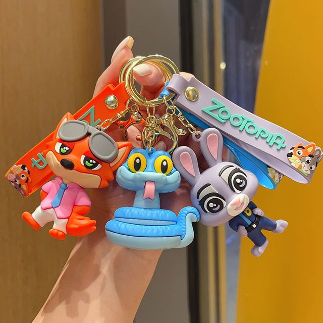 Disney Zootopia 2 Schlüsselanhänger, Judy Hopps & Nick Wilde, Unisex - Bild 1