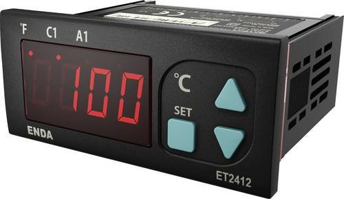 Enda Temperaturregler NTC von -60 bis 150°C in Schwarz, B/T/H: 77 x 61 x 35 mm - Bild 1