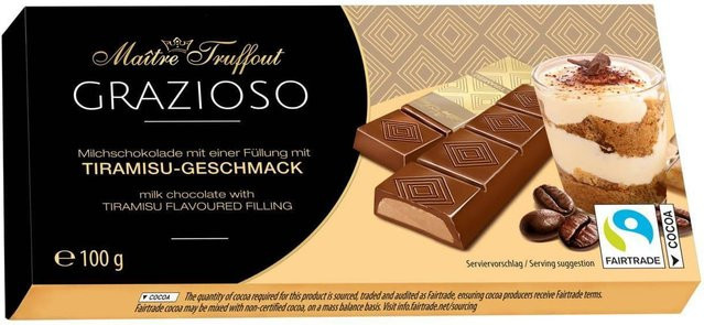 Maitre Truffout Grazioso Pralinen Tiramisu-Füllung 100 g - Bild 1