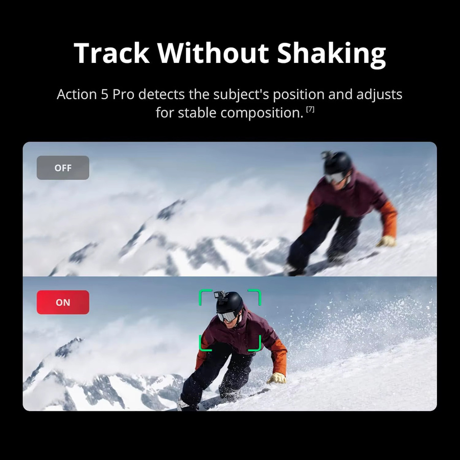 DJI Osmo Action 5 Pro Combo Action Camera in Schwarz mit 1/1,3 Zoll Sensor und Dual OLED Hochhelligkeits-Touchscreens - Bild 3