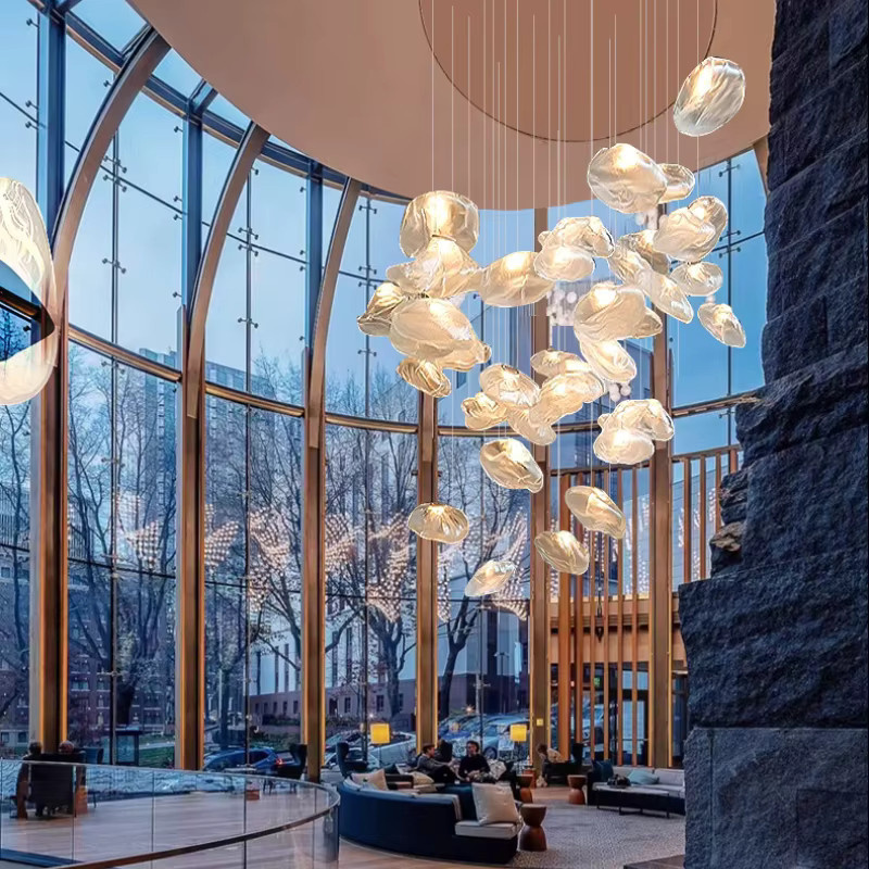 ABCZ Pendelleuchte Wolke in Rauchgrau Modernes Design für Wohnzimmer und Küche - Bild 4