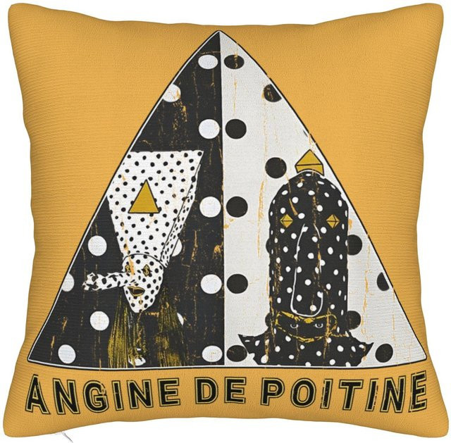 JMG Clothing Quadratischer Kissenbezug Quebec Duo Sherpa Mantra in Gelb, B/B: 30 x 30 cm - Bild 1