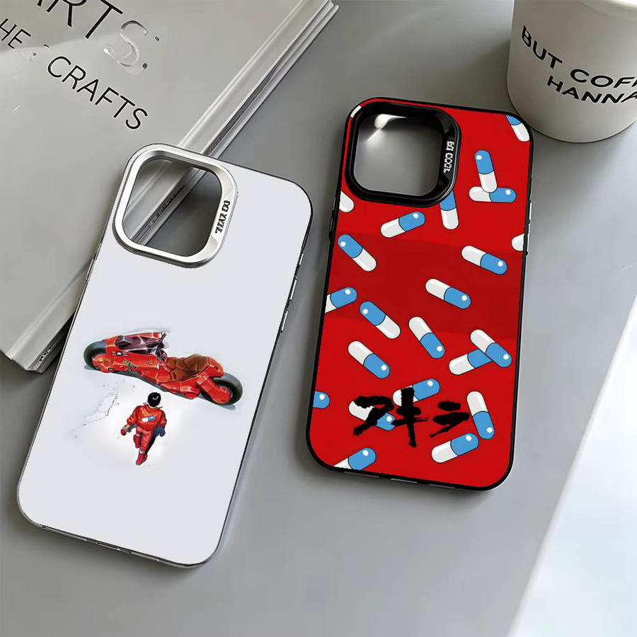 Anime A-Akira Handyhülle für iPhone 17 16 15 14 13 Pro Max Air Matte Laser Metallic Aurora Luxus-Hülle in Multicolour - Bild 2