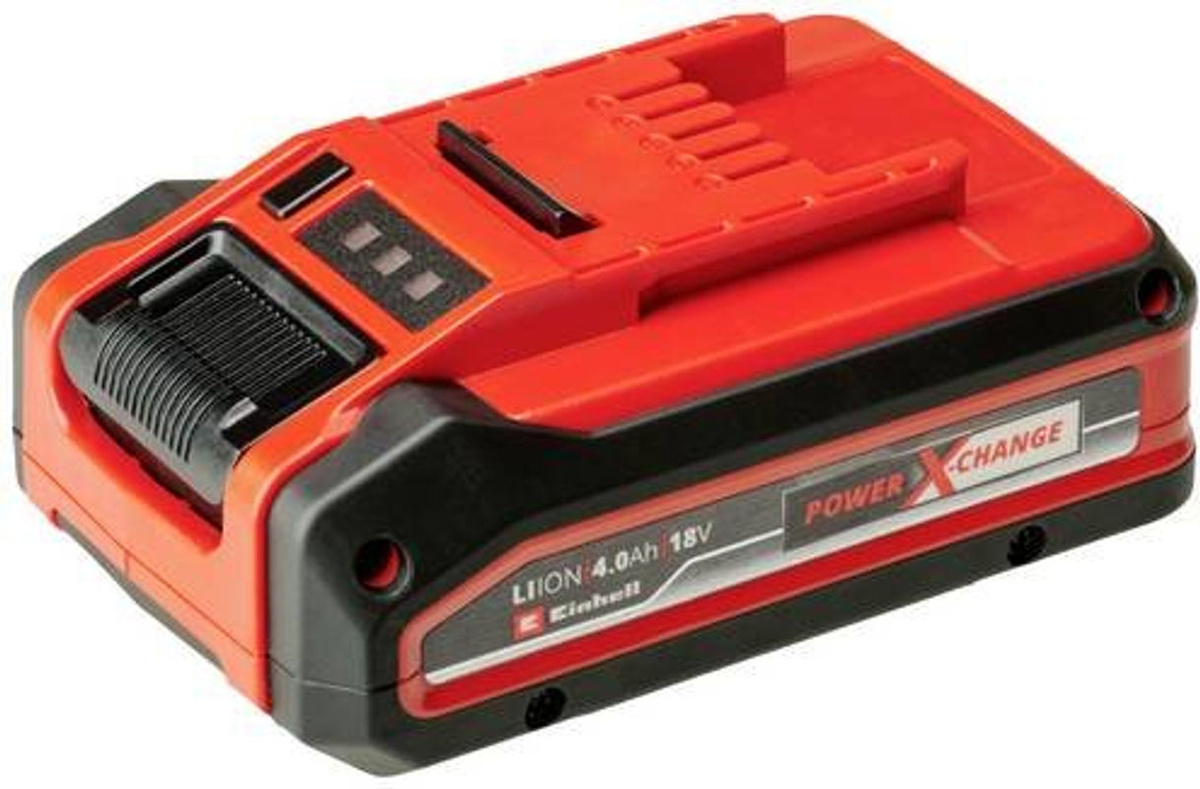 Einhell Power X-Change Plus Akku 18V 4,0Ah in Rot/Schwarz - Bild 2