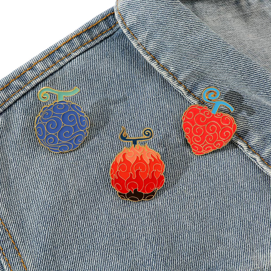 Bandai Brosche Anime Emaille-Pins, Teufelsfrucht-Abzeichen - Bild 3