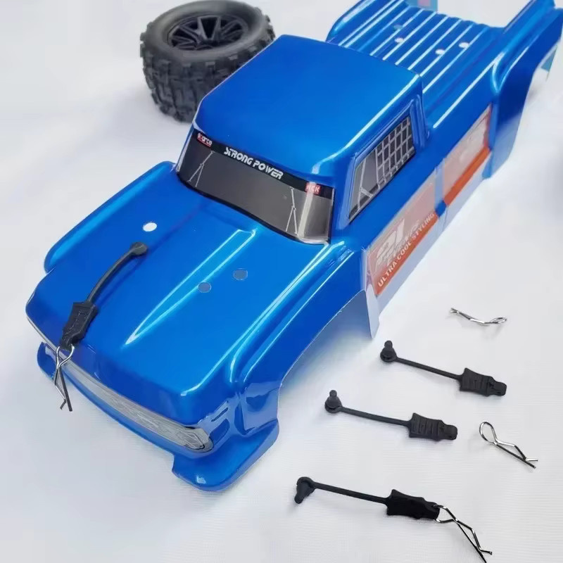 Wltosy RC Auto Fat Body Truck Body, Zubehör, mit Heckflügel und Reifen Set - Bild 3