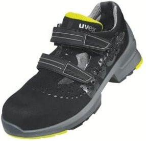 uvex Sandalen S1 85429 schwarz gelb Größe 50 Weite 12 - Bild 1