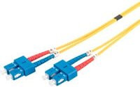 Digitus LWL Patchkabel Duplex Singlemode OS2 9/125 µm SC auf SC Gelb - Bild 1
