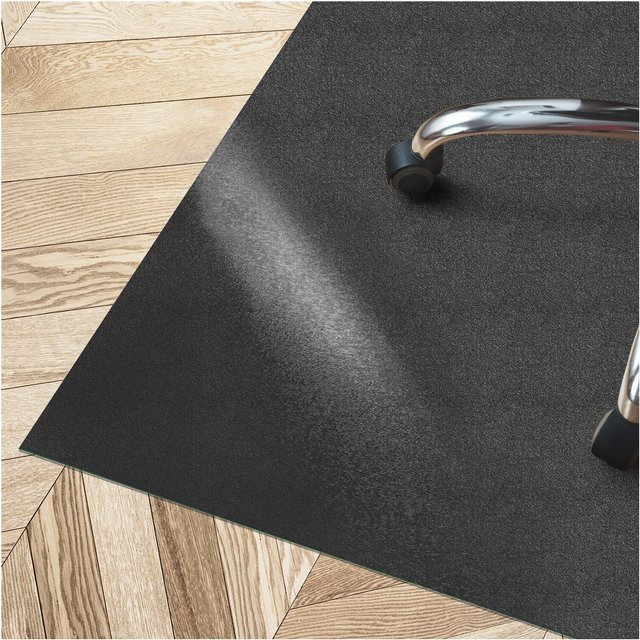 floordirekt Bodenschutzmatte Kleopatra mit abgeschrägter Kante Schwarz - Bild 1