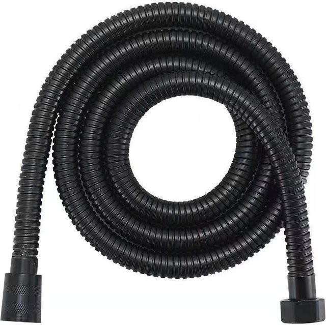 The BAY Kurzer Duschschlauchanschluss aus Edelstahl 304 in Schwarz - Bild 1