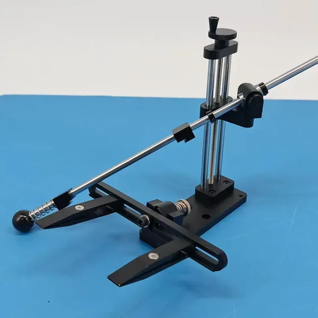 RSCHEF Messerschärfer aus Aluminiumlegierung in Diamantschwarz mit verstellbarem Winkel für die professionelle Küchennutzung - Bild 1