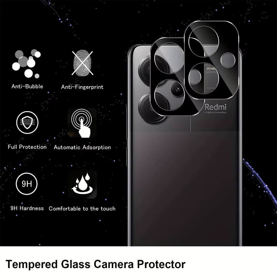 Kameraschutz für Xiaomi Redmi Note 14 13 12 11 10 9 Pro 14C 13C 9C 9T mit NFC-Unterstützung, kratzfester Objektivschutzfilm - Bild 4