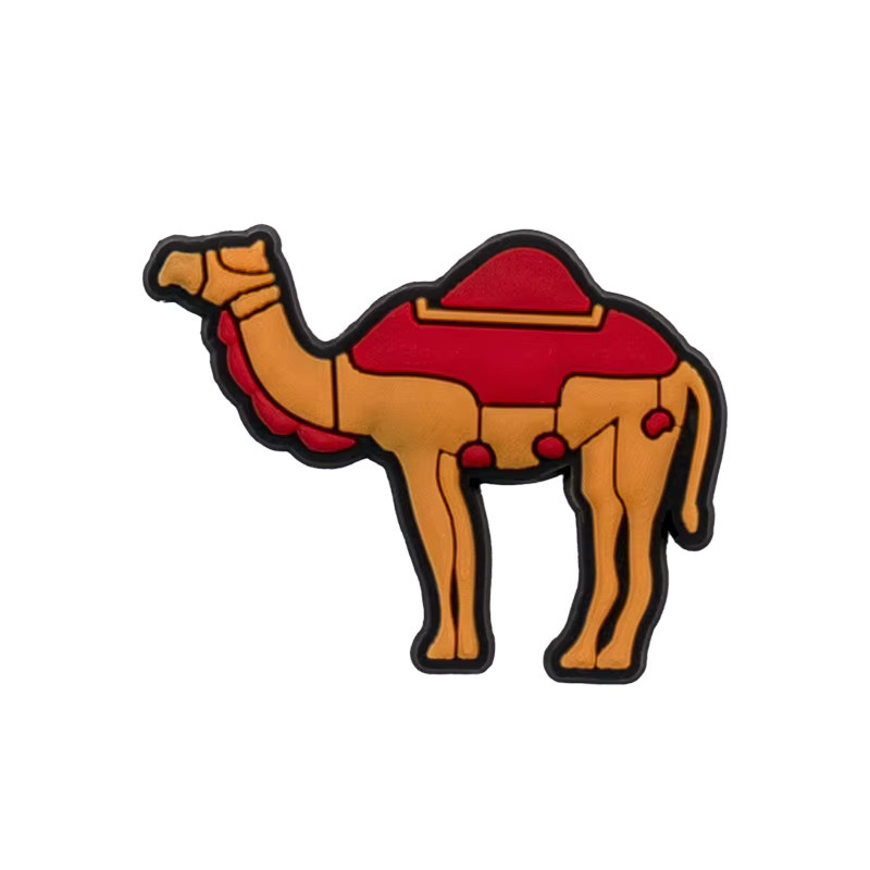 Schuhanhänger Aladdin-Lampe, Kamel, lila Diamant, Unisex - Bild 2