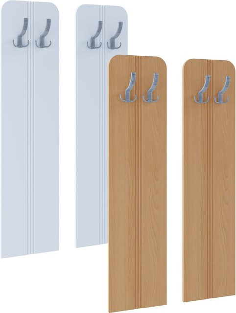 VCM Garderoben-Set Balia aus Holz mit Haken, H x B x T: 110 x 27 x 2 cm pro Paneel - Bild 1