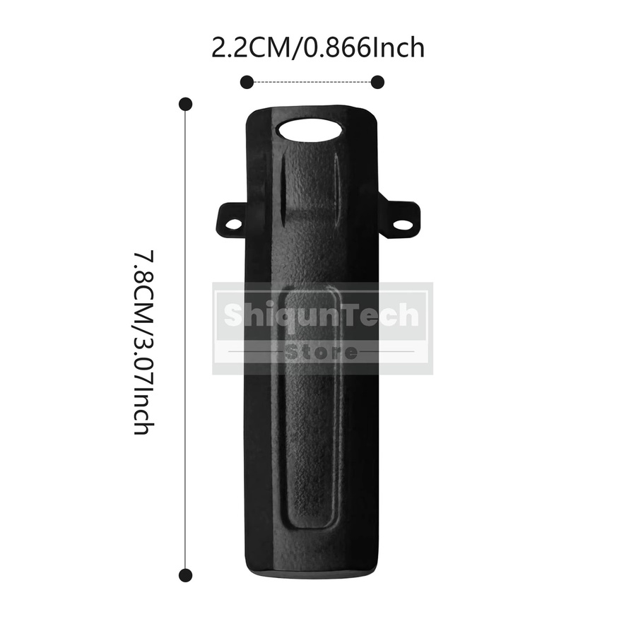 Baofeng UV-82 Gürtel Clip für Walkie Talkie in Schwarz - Bild 3