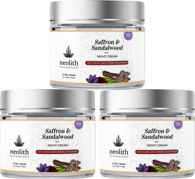 Neolith Safran Sandelholz Nachtcreme, 150 ml, Gesicht - Bild 1