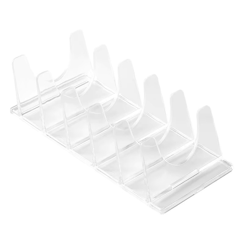 Transparenter Kosmetik Organizer aus Kunststoff für Lidschatten und Make-up als Desktop Display-Rack - Bild 7