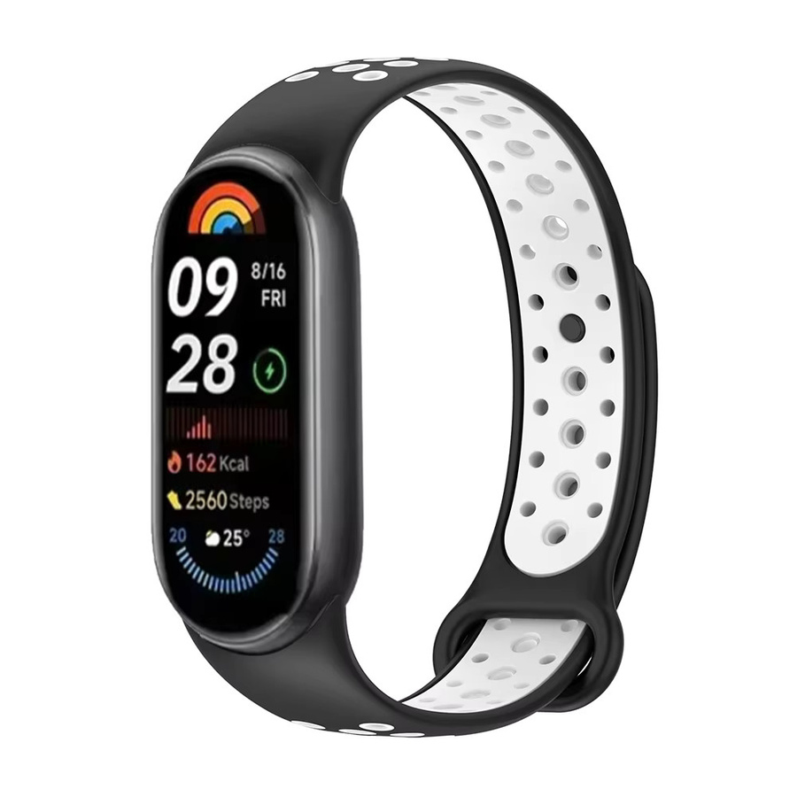 TAMISTER Silikon Sport Armband für Xiaomi Smart Band 9 und Mi Band 8, Ersatzarmband für Mi Band 9 und Mi Band 8 NFC, Unisex - Bild 2