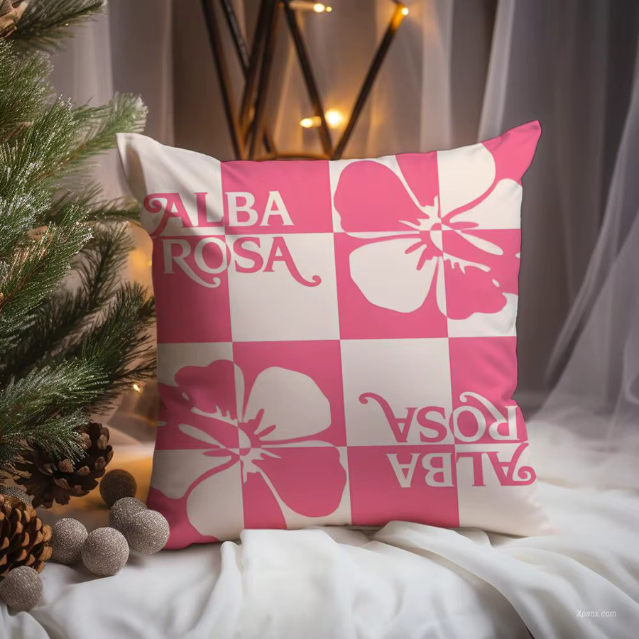 Alba Rosa Kissenbezug Premium Comfort Reversible Pillow Cove in Schwarz und Pink, B/B: 30 x 30 cm - Bild 2