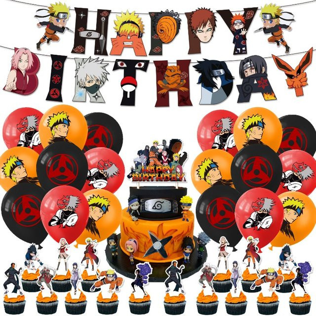 Naruto Uzumaki Folienballons, Partydekoration - Bild 1