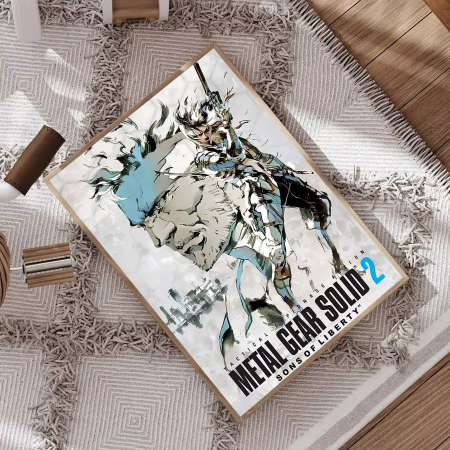 Rastar Metal Gear Solid Anime-Poster als selbstklebender Wandaufkleber in Multicolor - Bild 4