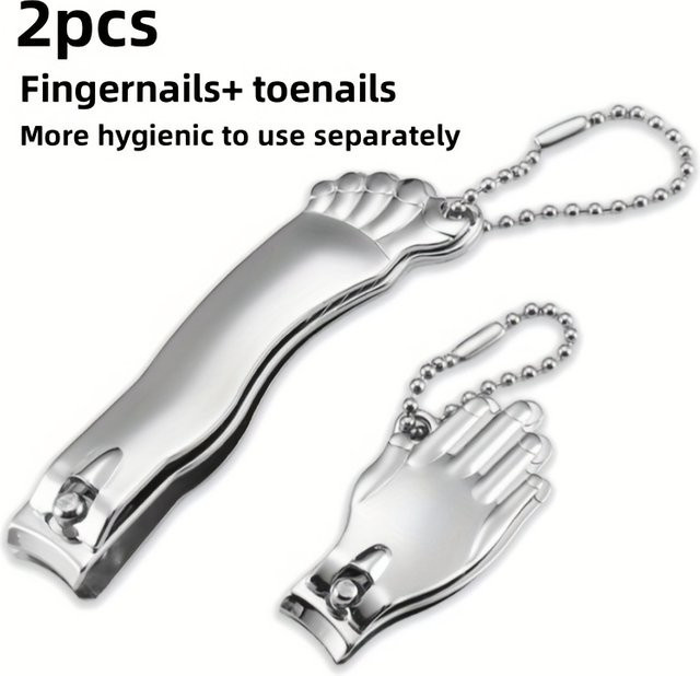 Ouriner Zehennagelknipser-Set, Edelstahl, Glänzend, Unisex - Bild 1