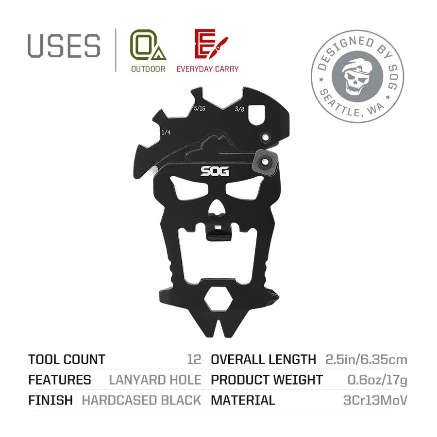 SOG MacV Schlüsselanhänger Multitool, Unisex - Bild 2