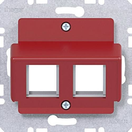 Hager Abdeckungsplatte Rot glänzend WAF2165RG - Bild 1