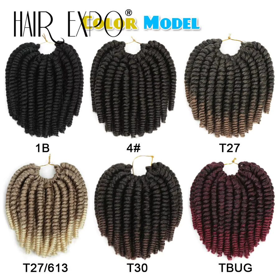 Havana Twist Senegalese Twist Häkelzöpfe Ombre, 8 Zoll, Damen - Bild 2