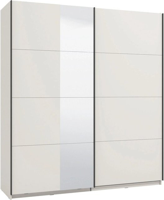 Mömax Schwebetürenschrank Gard in Beige mit Spiegeltüren, B/T/H: 217 x 61 x 195 cm - Bild 1