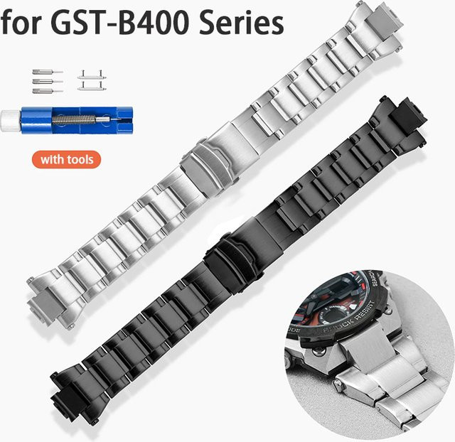 strapfreak Uhrenarmband Edelstahl, Silber, Herren - Bild 1