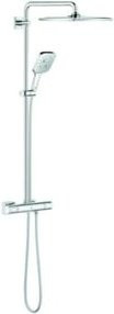 Grohe Duschsystem Rainshower SmartActive 310 mit AP-Thermostat und Handbrause, Wandmontage, Chrom - Bild 1
