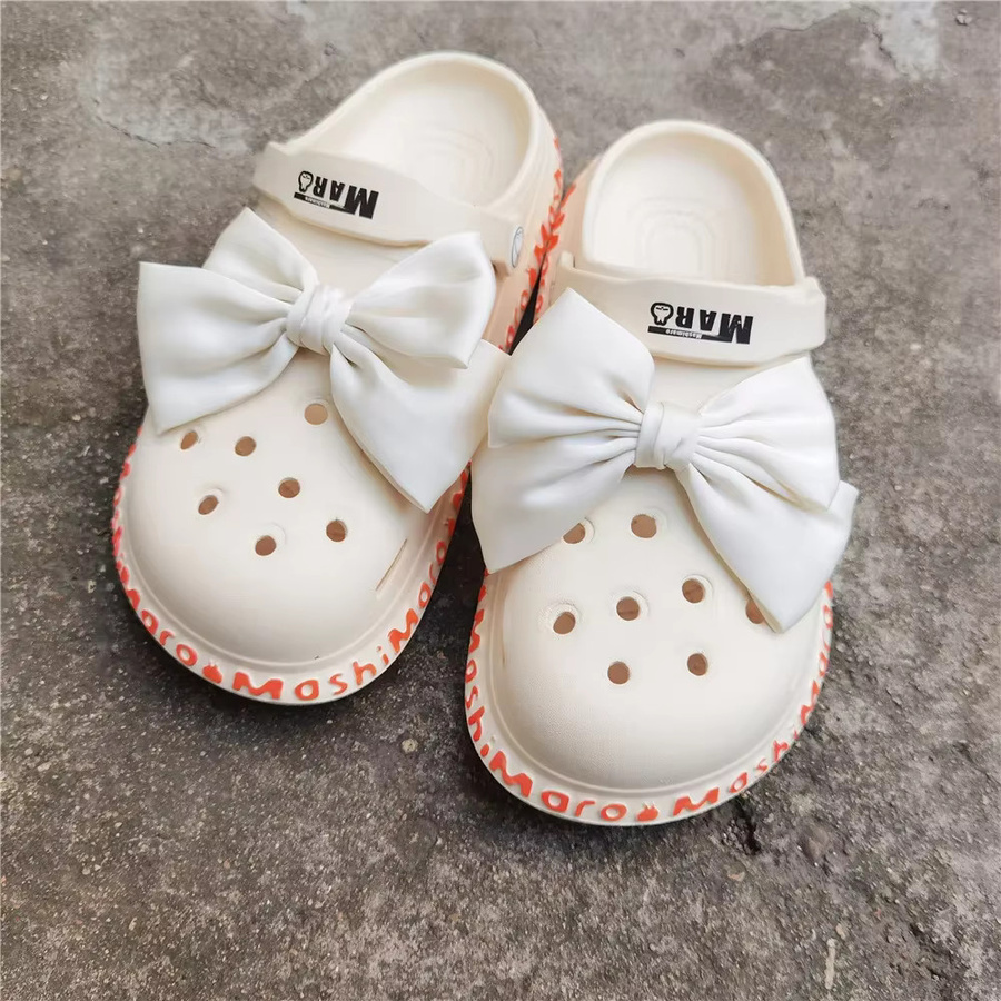Schuh Charms Prinzessin Stoff Schleife, 2 Stück, Unisex - Bild 1