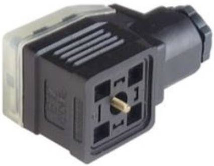 Hirschmann Leitungsdose GDME 3020 Schwarz mit 3 Polen plus PE - Bild 1