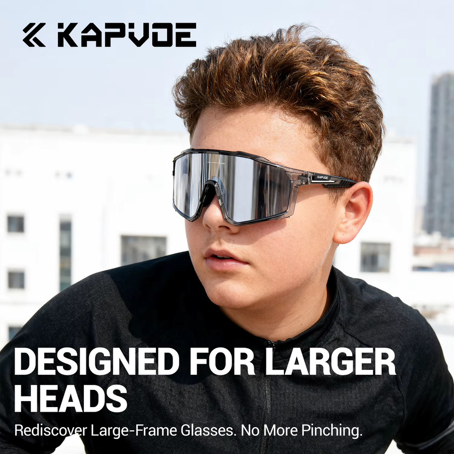 KAPVOE Sportsonnenbrille, Herren, Vollrand, Kunststoff, Photochrome - Bild 2