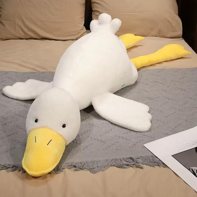 Kidsly Gans-Plüschtier, Stoffpuppe, 55cm, ab 14 Jahren - Bild 1