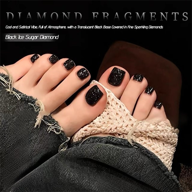 MN Brauner Zucker Crushed Diamond Nagellack Gel, Glitzer - Bild 1