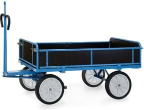 Fetra Handpritschenwagen 6455V mit Zugöse in Blau - Bild 1