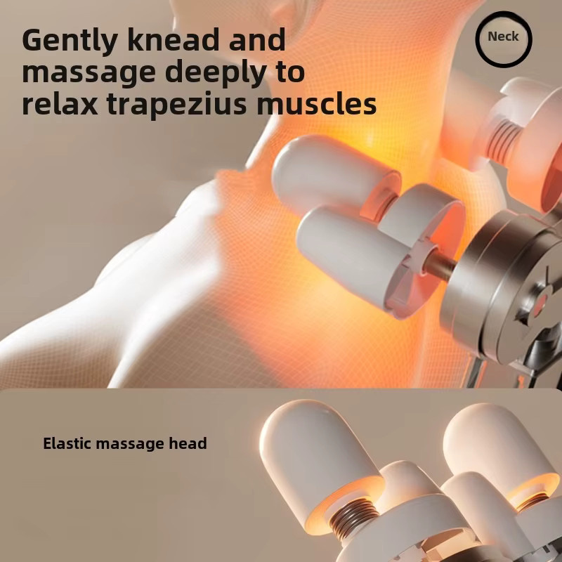 JAIYORL Ganzkörpermassage-Sitzkissen mit Wärmefunktion und Vibration zur Rückenmassage - Bild 4